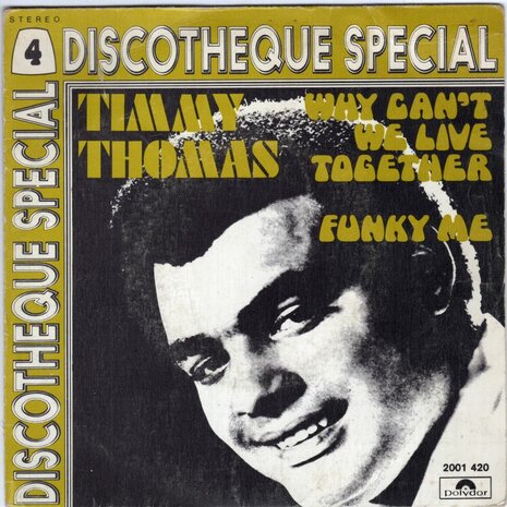 Timmy Thomas - Why can't we live together + Funky me (Vinylsingle)