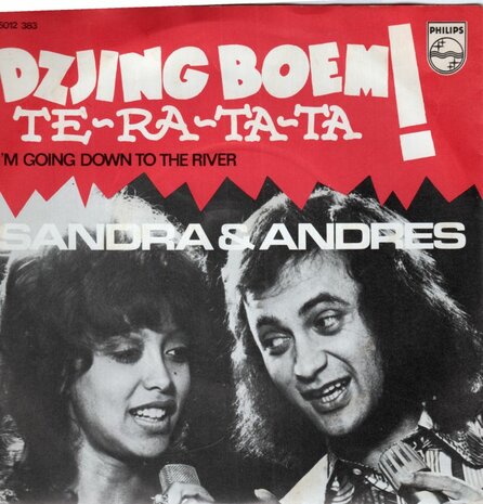 Sandra & Andres - Dzjing boem! + I'm going down to the river (Vinylsingle)