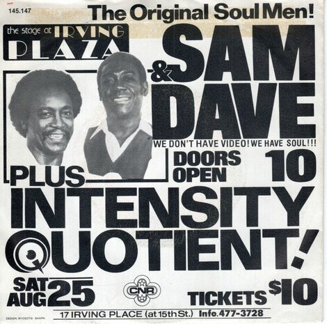 Sam & Dave - Live medley + Hold on (Vinylsingle)