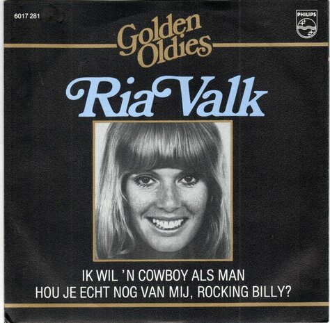Ria Valk - Ik wil een cowboy als man + Rocking Billy (Vinylsingle)