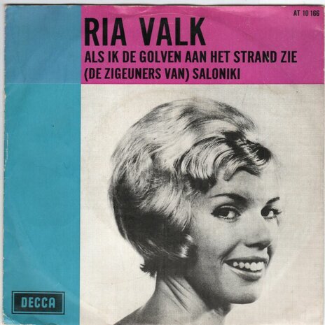 Ria Valk - Als ik de golven aan het strand zie + Saloniki (Vinylsingle)