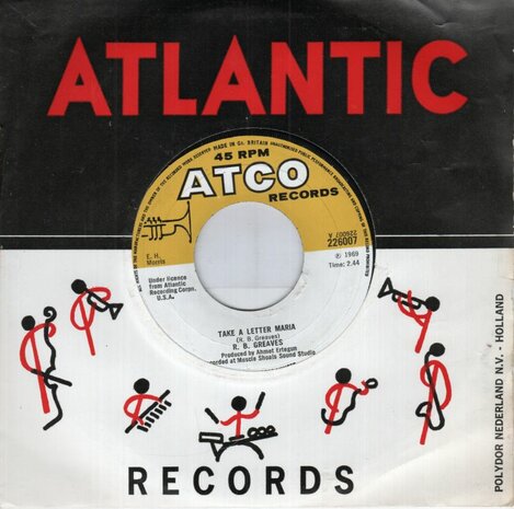 R.B. Greaves - Take a letter Maria + Big bad city (Vinylsingle)