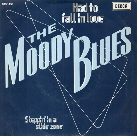 Moody Blues - Had to fall in love + Steppin'in a slide zone (Vinylsingle)