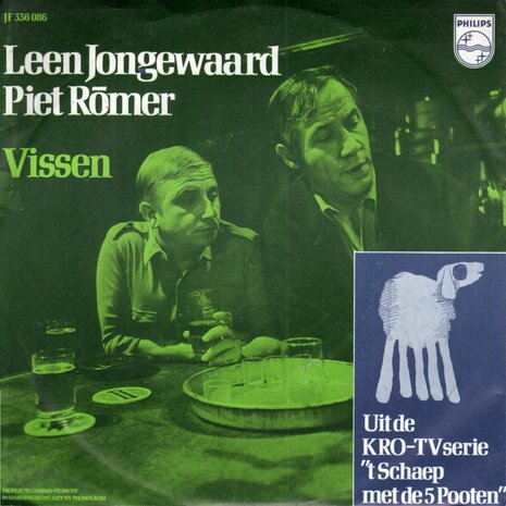 Leen Jongewaard & Piet Romer - Vissen + Eenzame bokser (Vinylsingle)
