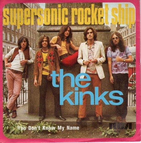 Kinks - Supersonic rocket ship + You don't know my name (Vinylsingle)