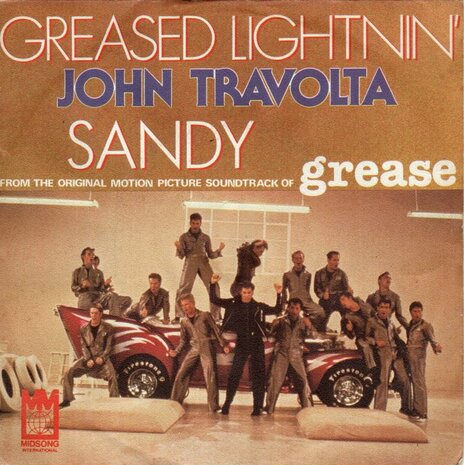 John Travolta - Greased lightnin' + Sandy (Vinylsingle)
