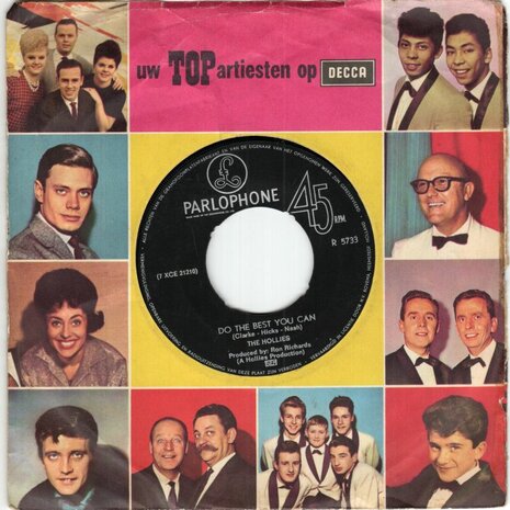 Hollies - Do the best you can + Listen to me (Vinylsingle)