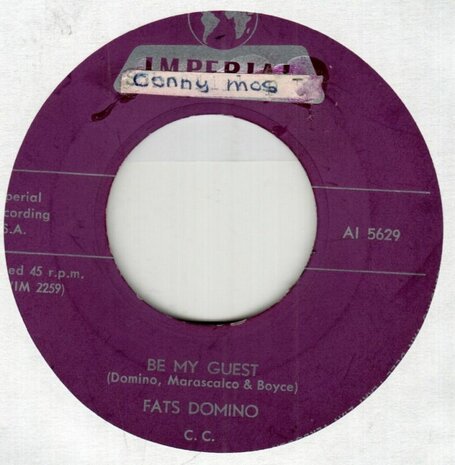 Fats Domino - Be my guest + I've been around (Vinylsingle)