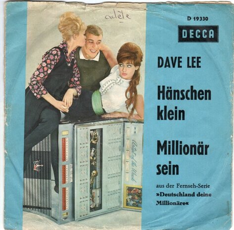 Dave Lee - Hnschen Klein + Millionr Sein, Millionr Sein (Vinylsingle)