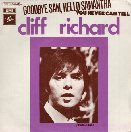 Cliff Richard - Goodbye Sam, hello Samantha + You never can (Vinylsingle)