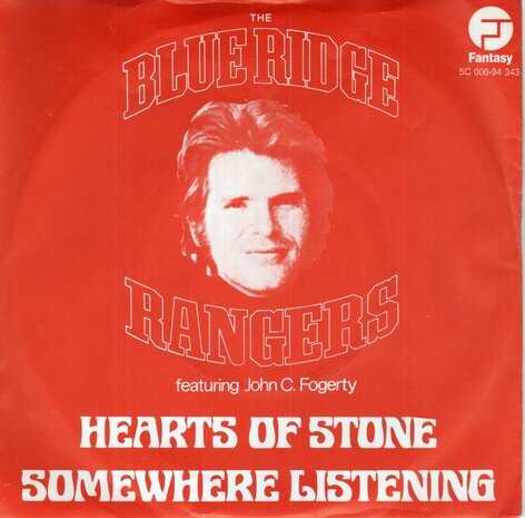 Blue Ridge Rangers (John Fogerty) - Hearts of stone + Somewhere listening (Vinylsingle)