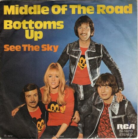 Middle of the Road - Bottoms up + See the sky (Vinylsingle)