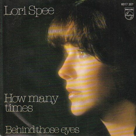Lori Spee - How many times + Behind those eyes (Vinylsingle)