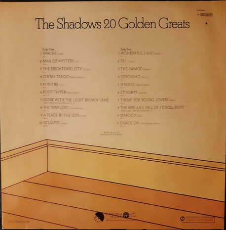 The Shadows - 20 Golden Greats (Vinyl LP)