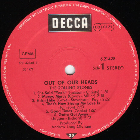 The Rolling Stones - Out Of Our Heads (Vinyl LP)