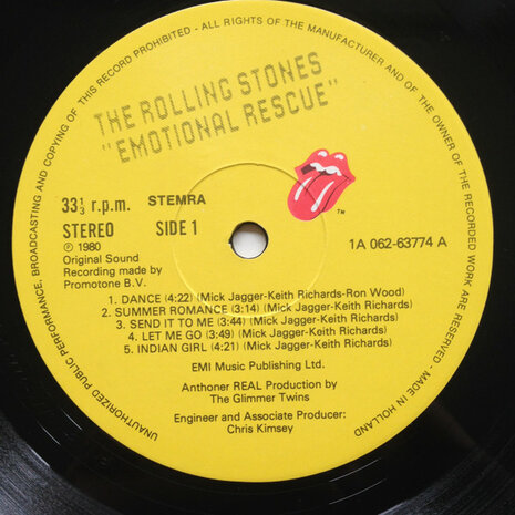 The Rolling Stones - Emotional Rescue (Vinyl LP)
