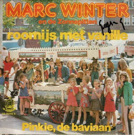 Marc Winter - Roomijs met vanille + Pinkie. de Baviaan (Vinylsingle)