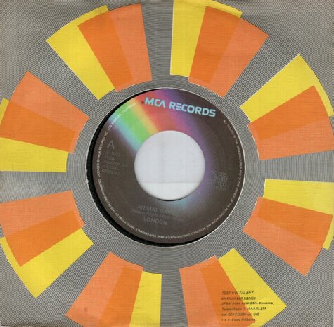 London - Animal Games + Us Kids Could (Vinylsingle)