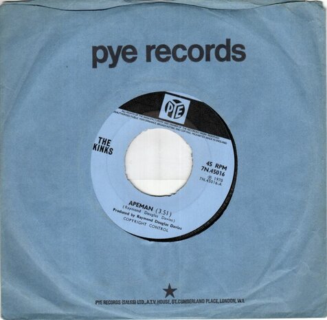 Kinks - Apeman + Rats (Vinylsingle)