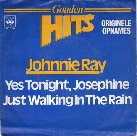 Johnny Ray - Yes tonight Josephine + Just walking in the rain (Vinylsingle)