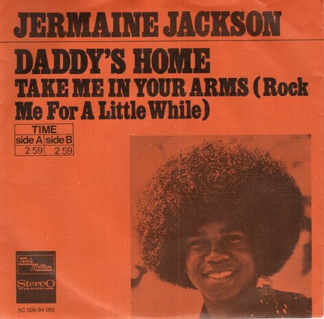 Jermaine Jackson - Daddy's home + Take me in your arms (Vinylsingle)
