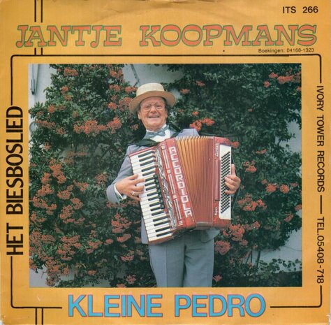 Jantje Koopmans - Kleine Pedro + Het biesboslied (Vinylsingle)