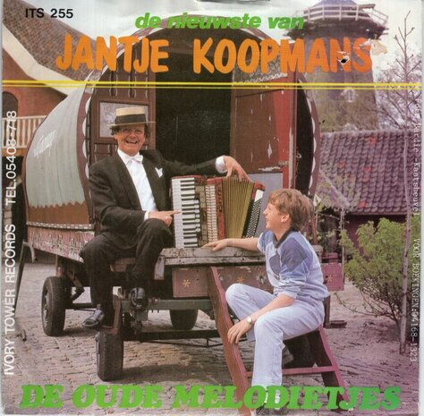 Jantje Koopmans - De oude melodietjes + Op de wolken (Vinylsingle)
