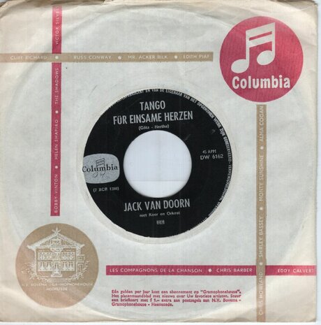 Jack van Doorn - Tango Fur Einsame Herzen + Bei Nacht In Mexico (The Nights Of Mexico) (Vinylsingle)