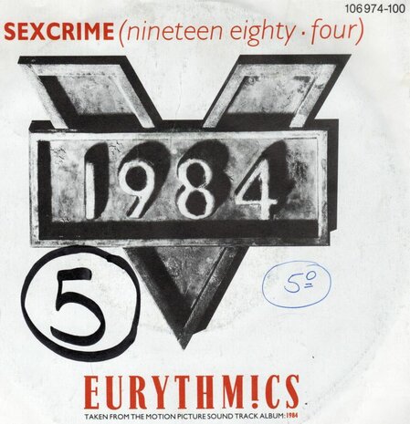 Eurythmics - Sexcrime + I did it just the same (Vinylsingle)