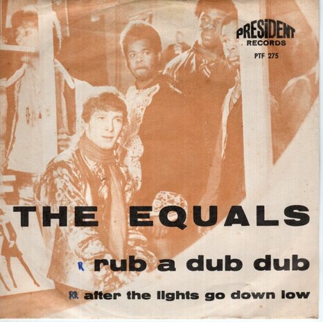 Equals - Rub a dub dub + Butterfly red white & blue (Vinylsingle)