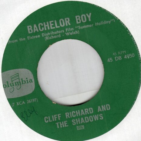 Cliff Richard - Bachelor boy + The next time (Vinylsingle)