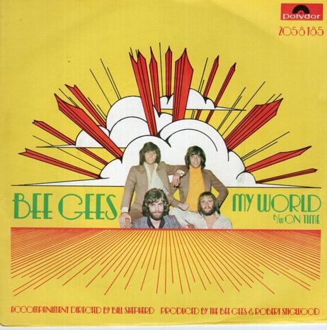 Bee Gees - My world + On time (Vinylsingle)
