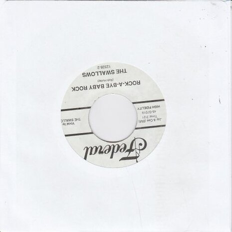 Swallows - In The Palm Of My Hand + Rock-A-Bye Baby Rock (Vinylsingle)