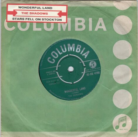 Shadows - Wonderful land + Stars fell on Stockton (Vinylsingle)