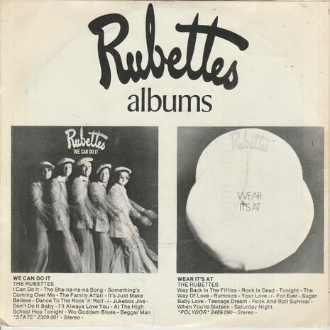 Rubettes - Foe dee oh dee + With you (Vinylsingle)