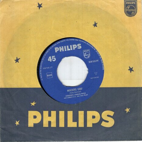 Zangeres Zonder Naam - Moeders graf + Als je weer vrij komt (Vinylsingle)
