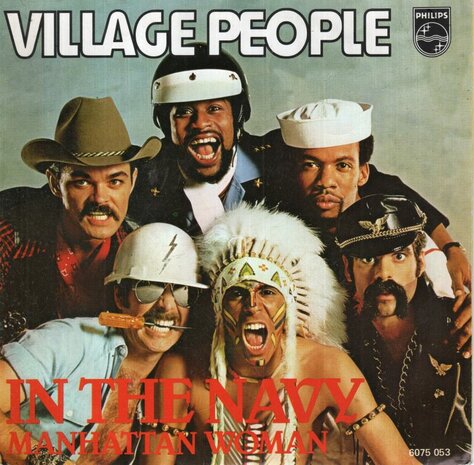 Village People - In the navy + Manhatten woman (Vinylsingle)