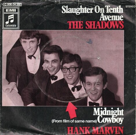 The Shadows - Slaughter On Tenth Avenue + Midnight Cowboy (Vinylsingle)