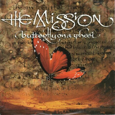 The Mission - Butterfly on a wheel + Grip of disease (Vinylsingle)