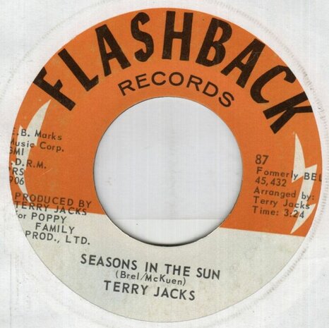 Terry Jacks - Seasons in the sun + If you go away (Vinylsingle)
