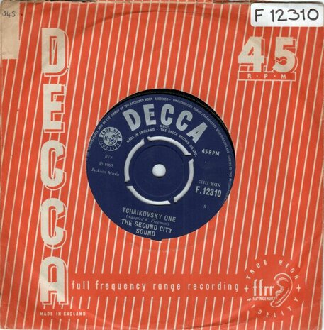 Second City Sound - Tchaikovsky one + Shadows (Vinylsingle)