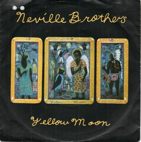 Neville Brothers - Yellow moon + The ten commandments of love (Vinylsingle)