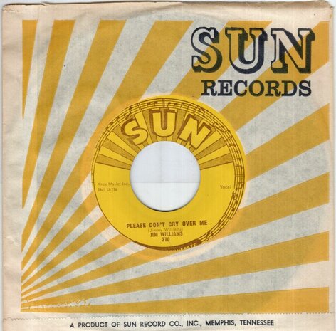 Jimmy Williams - Please Don't Cry Over Me  + That Depends On You (Vinylsingle)