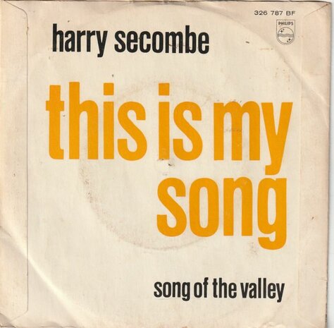 Harry Secombe - This is my song + Song of the valley (Vinylsingle)