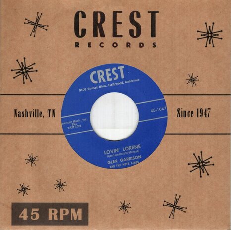 Glen Garrison & The Note Kings - Lovin' Lorene + You're My Darlin' (Vinylsingle)