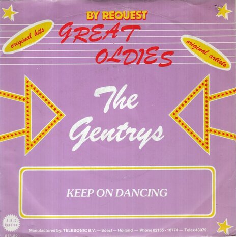 Gentrys / Dionne Warwick - Keep on dancing + What the world needs now (Vinylsingle)