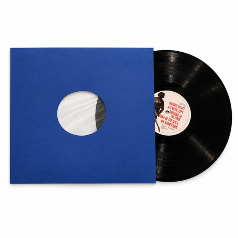 Binnenhoezen voor LP's (Blauw met antistatische voering) - per 10 stuks