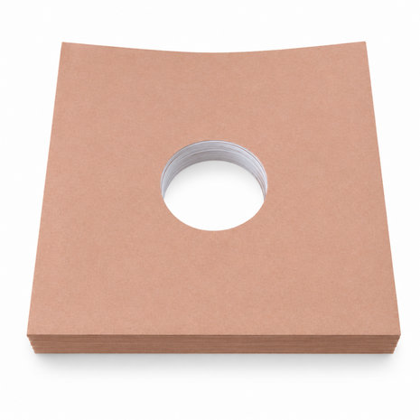 Bruin Kartonnen hoezen voor 78toeren/10" platen - per 25 stuks