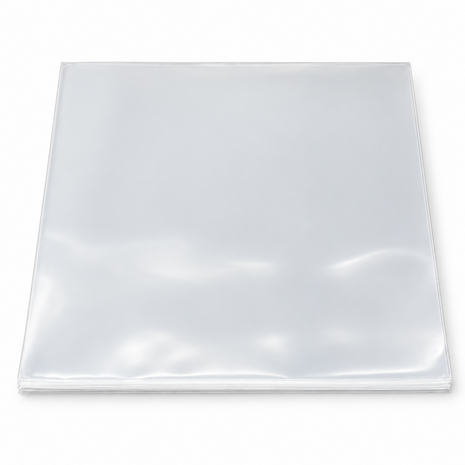 Zacht Plastic Beschermhoezen voor LP's, extra helder, dikte 100 my - per 50 stuks