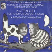 Victoria de Los Angeles - Kattenduet + La regata Veneziana (Vinylsingle)